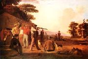 George Caleb Bingham Shooting for the Beef Norge oil painting reproduction